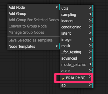 BRIA RMBG ComfyUI custom node